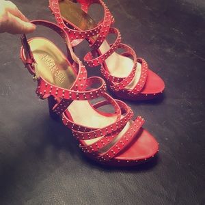 Michael Kors red heels